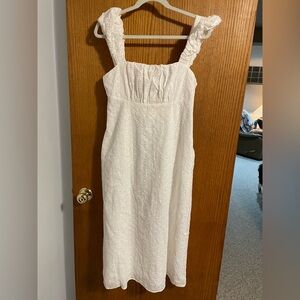 BaeVely Midi Dress with Pockets Sz M